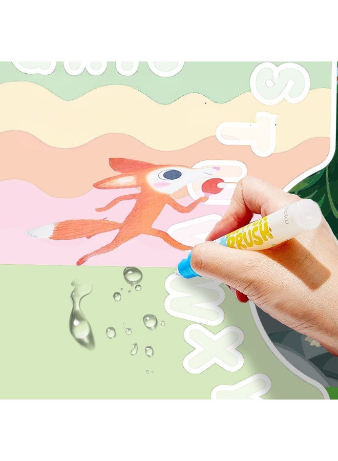 Capstro Water Drawing Mat for Kids – Reusable Doodle Canvas for Creative Play, Mess-Free Painting & Early Art Learning | Screen-Free Art Activity Mat – Animal World Theme - Image 2